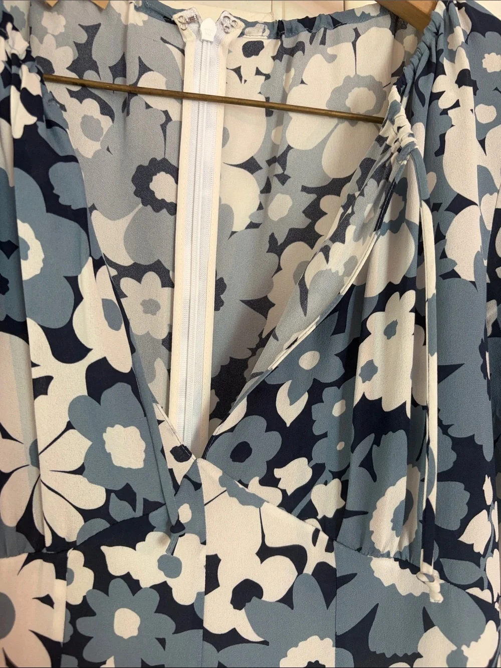 Michael Kors Collection Silk Georgette Floral Print Fit Flare Dress Sz 2